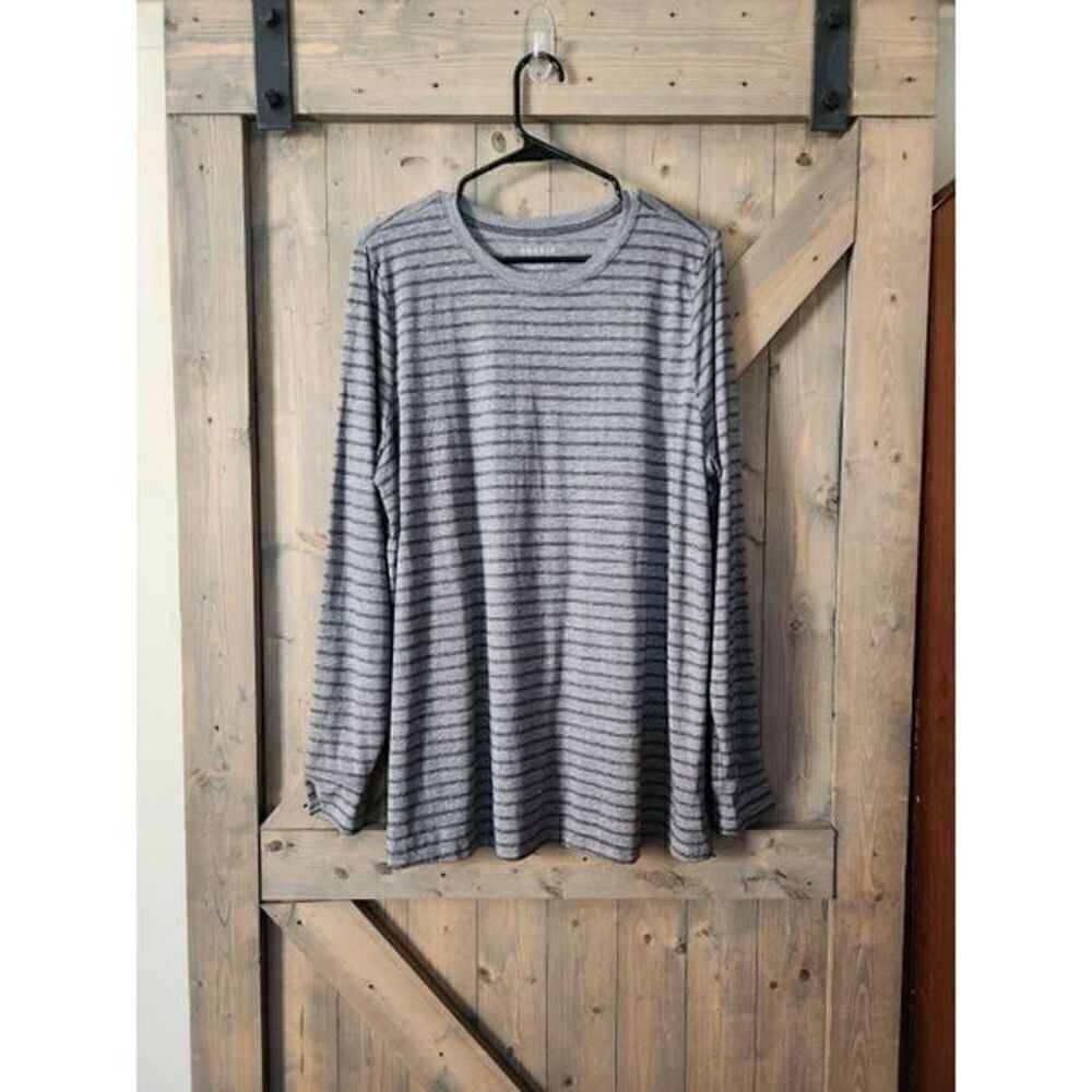 Torrid Crew Neck Soft Striped Long Sleeve Tee Size 1 1X